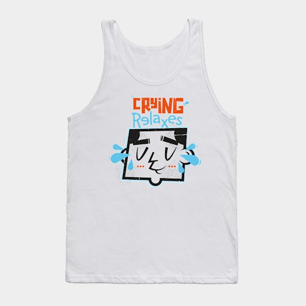 Crying relaxes Tank Top by Curvilineo